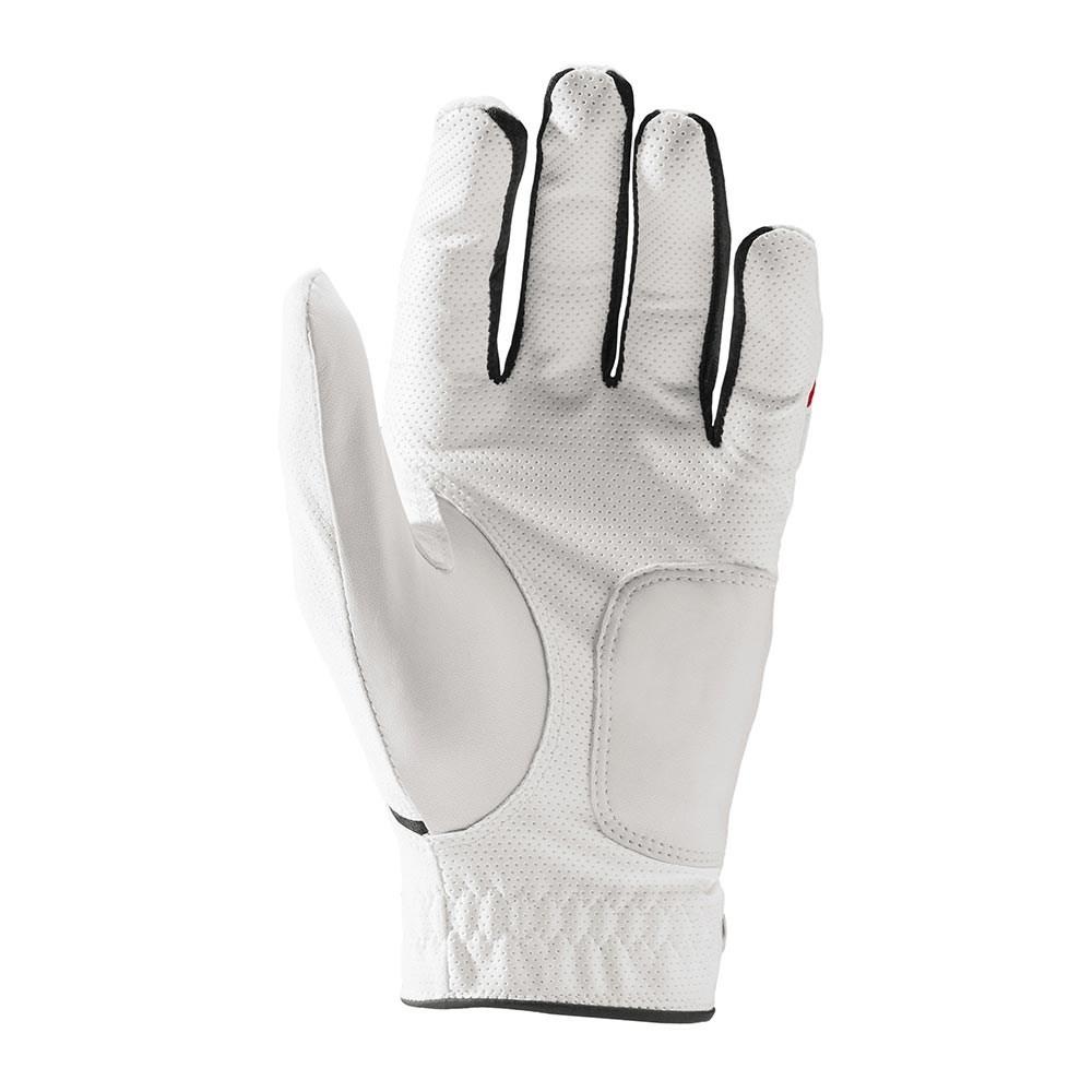Wilson Mens Left Hand Grip Plus Golf Glove White